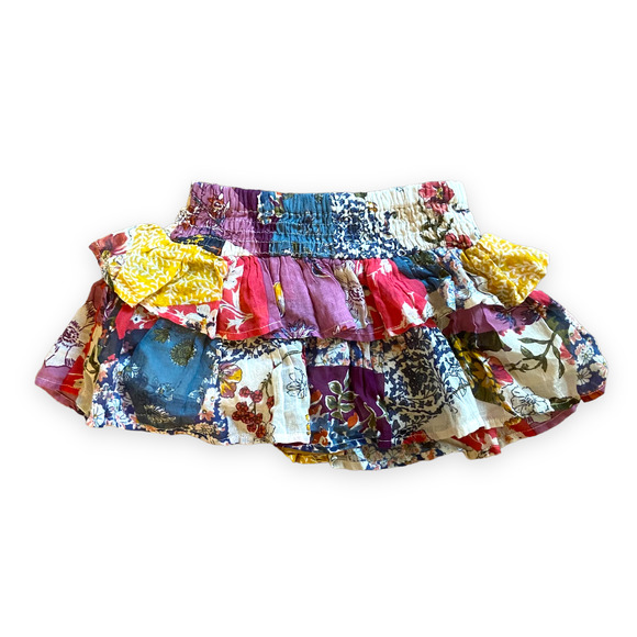 Mimi & Maggie Other - NWT Mimi & Maggie Ruffle Skirt Colorful Patchwork Floral Pattern Size 3T